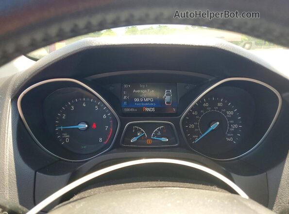 1FADP3J20GL215357 2016 FORD FOCUS Charcoal Вид задніх сидінь