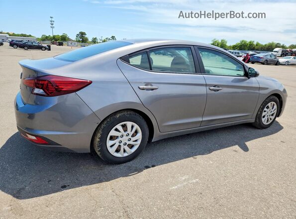 5NPD74LF4KH435338 2019 HYUNDAI ELANTRA Gray 