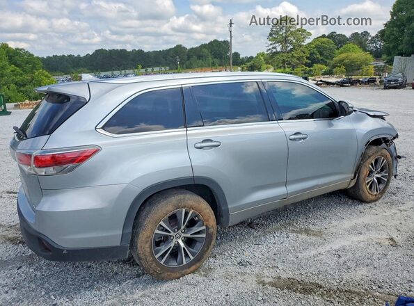 5TDKKRFH2GS500253 2016 TOYOTA HIGHLANDER Серебряный Передняя правая четверть