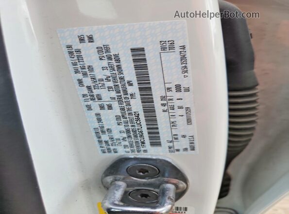 1FMCU9G67LUC56421 2020 FORD ESCAPE White 