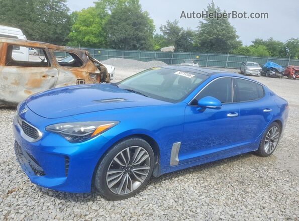 KNAE25LA3K6064399 2019 KIA STINGER Blue 