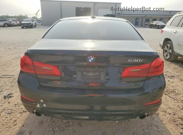 WBAJA5C55JWA37131 2018 BMW 5 SERIES Black Vista trasera
