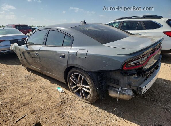 2C3CDXJG3KH540158 2019 DODGE CHARGER Gray Rear right