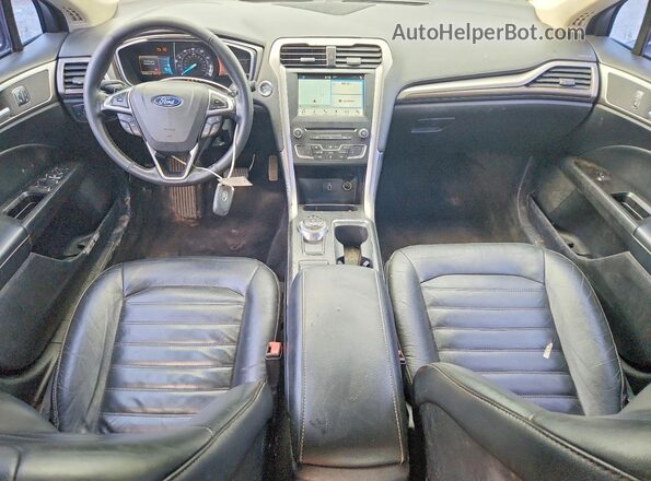 3FA6P0HD6JR231232 2018 FORD FUSION Black Սարքավորումների վահանակի տեսք