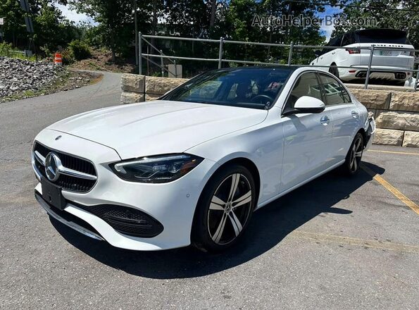 W1KAF4HB5SR283368 2025 MERCEDES-BENZ C-CLASS Белый Задняя левая четверть