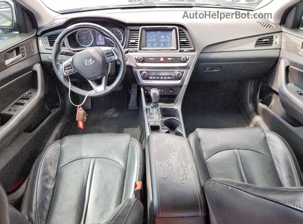 5NPE34AF8JH604682 2018 HYUNDAI SONATA Black 
