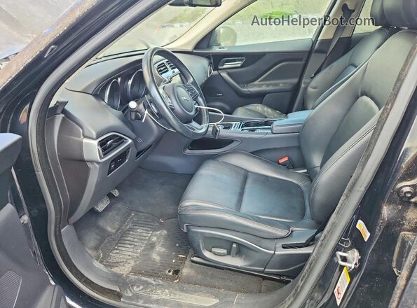 SADCJ2BV7HA058616 2017 JAGUAR F-PACE Black წინა პანელის ხედი