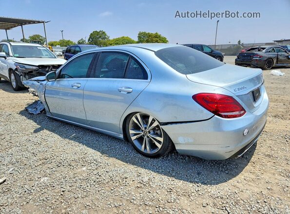 55SWF4HB3JU256138 2018 MERCEDES-BENZ C Silver უკანა მარცხენა