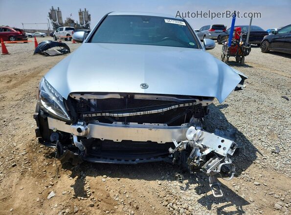 55SWF4HB3JU256138 2018 MERCEDES-BENZ C Silver წინა ხედი