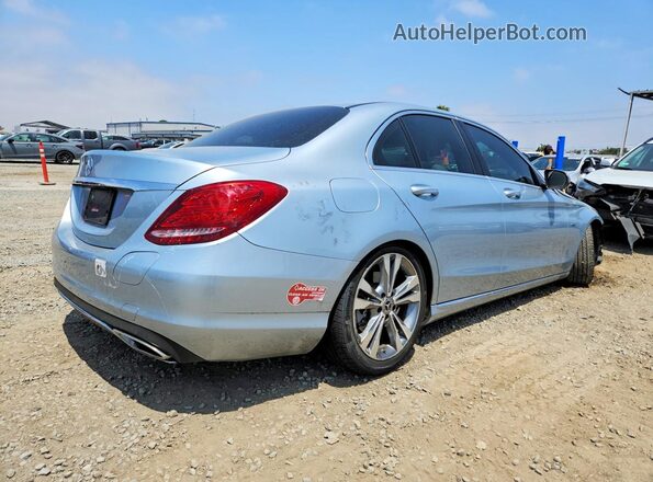 55SWF4HB3JU256138 2018 MERCEDES-BENZ C Silver უკანა მარჯვენა