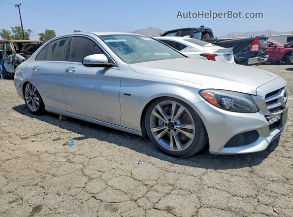 55SWF4HB6JU259275 2018 MERCEDES-BENZ C Silver 