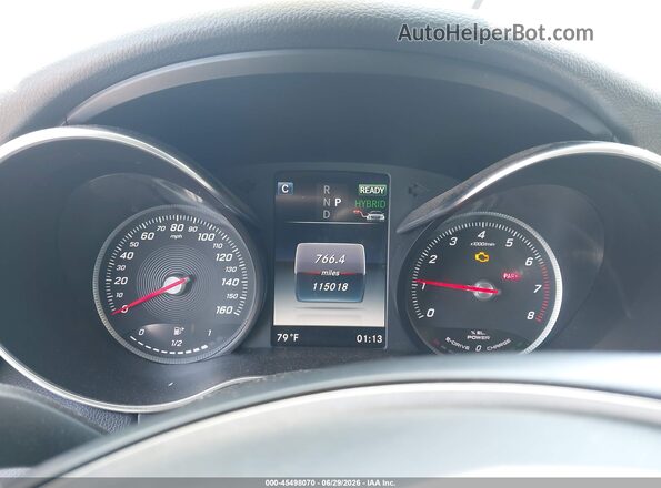 55SWF4HB8GU157307 2016 MERCEDES-BENZ C 350E Silver Vista de los asientos traseros