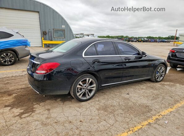 55SWF4HB8HU224036 2017 MERCEDES-BENZ C Black უკანა მარჯვენა