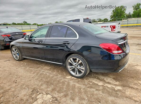 55SWF4HB8HU224036 2017 MERCEDES-BENZ C Black უკანა მარცხენა