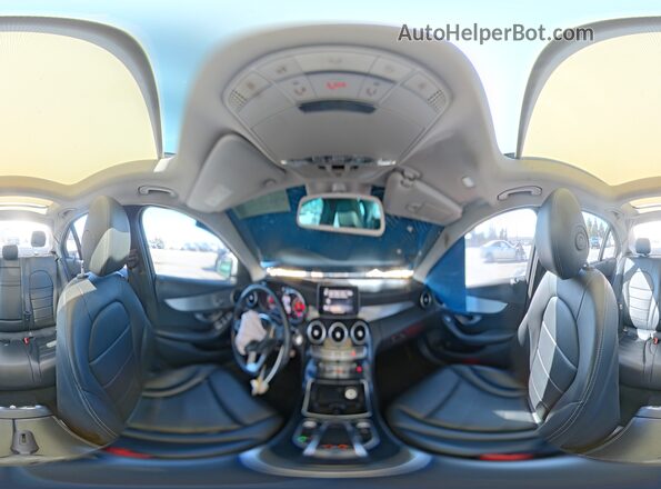 55SWF4JB0GU114820 2016 MERCEDES-BENZ C White Vista interior de 360 grados