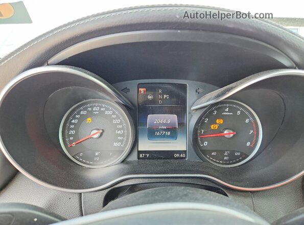 55SWF4JB0GU149146 2016 MERCEDES-BENZ C Silver Widok zestawu wskaźników