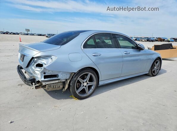 55SWF4JB0GU149146 2016 MERCEDES-BENZ C Silver Tył prawy