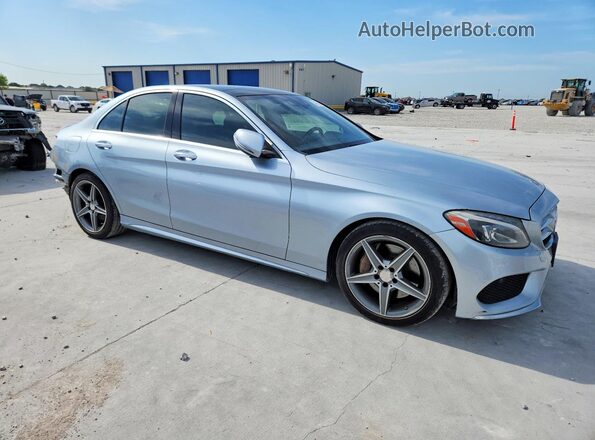 55SWF4JB0GU149146 2016 MERCEDES-BENZ C Silver Przód prawy