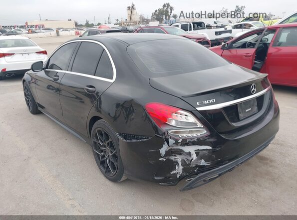 55SWF4JB0GU159353 2016 MERCEDES-BENZ C-CLASS Черный Задняя левая четверть