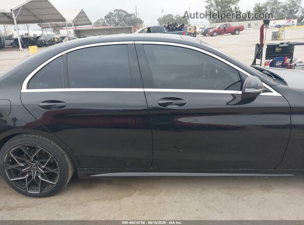 55SWF4JB0GU159353 2016 MERCEDES-BENZ C-CLASS Черный Вид задней части салона