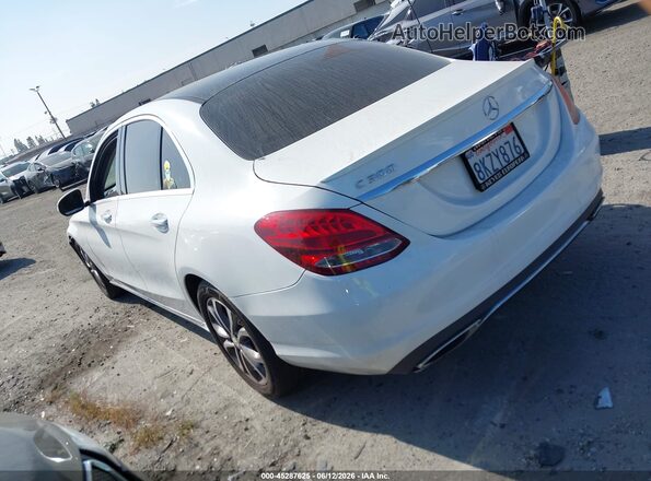 55SWF4JB0GU165573 2016 MERCEDES-BENZ C-CLASS White უკანა მარცხენა