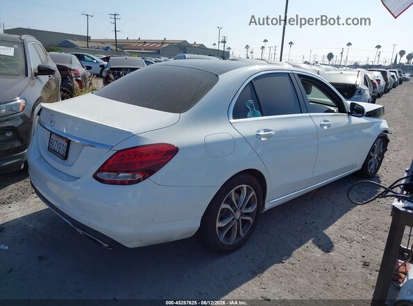 55SWF4JB0GU165573 2016 MERCEDES-BENZ C-CLASS White უკანა მარჯვენა