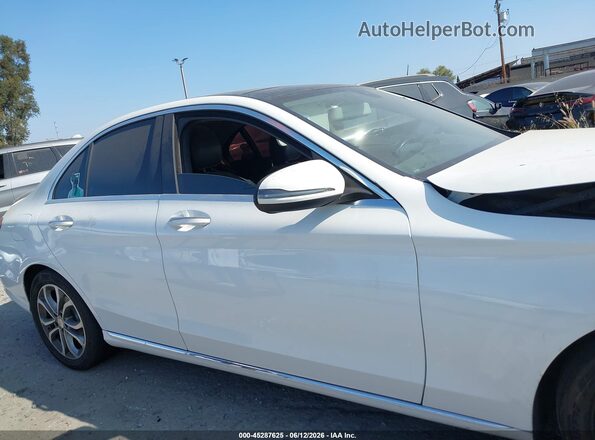 55SWF4JB0GU165573 2016 MERCEDES-BENZ C-CLASS White ხელსაწყოთა პანელის ხედი