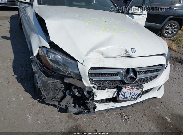 55SWF4JB0GU165573 2016 MERCEDES-BENZ C-CLASS White წინა ხედი