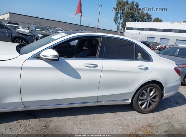 55SWF4JB0GU165573 2016 MERCEDES-BENZ C-CLASS White უკანა სალონის ხედი