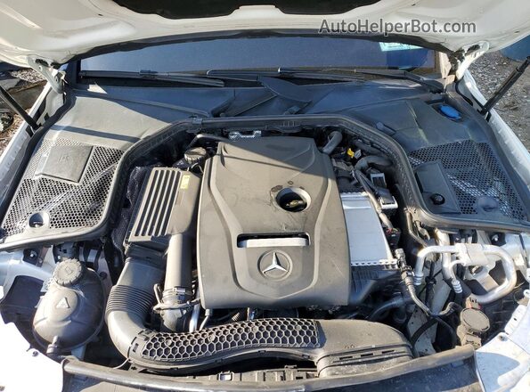 55SWF4JB0HU184965 2017 MERCEDES-BENZ C White Rear interior view