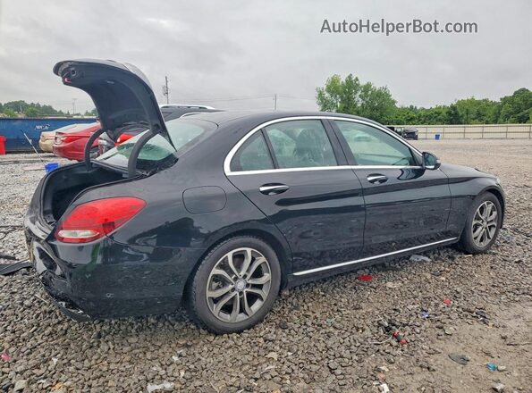 55SWF4JB0HU210206 2017 MERCEDES-BENZ C Black Հետևի աջ
