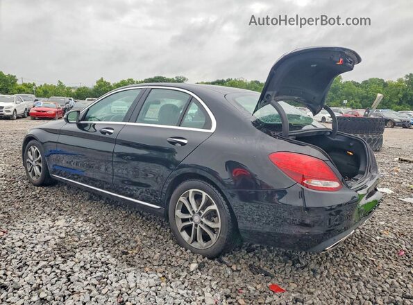 55SWF4JB0HU210206 2017 MERCEDES-BENZ C Black Հետևի ձախ