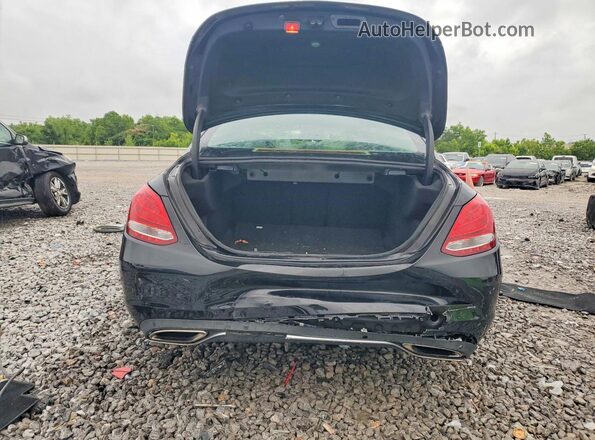 55SWF4JB0HU210206 2017 MERCEDES-BENZ C Black Հետևի տեսք