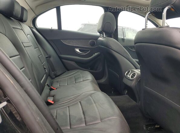 55SWF4JB0HU210206 2017 MERCEDES-BENZ C Black Հետևի նստատեղերի տեսք