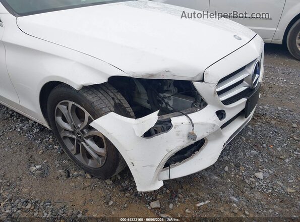 55SWF4JB0HU212134 2017 MERCEDES-BENZ C-CLASS White Front view