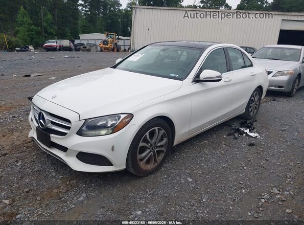 55SWF4JB0HU212134 2017 MERCEDES-BENZ C-CLASS White Front left