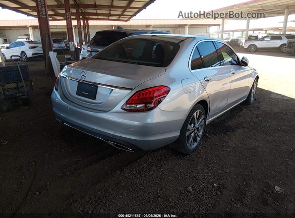 55SWF4JB0HU217219 2017 MERCEDES-BENZ C-CLASS Silver Trasero derecho