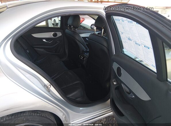 55SWF4JB0HU217219 2017 MERCEDES-BENZ C-CLASS Silver Vista de la etiqueta del VIN