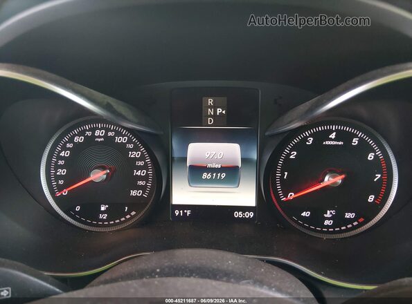 55SWF4JB0HU217219 2017 MERCEDES-BENZ C-CLASS Silver Vista de los asientos traseros