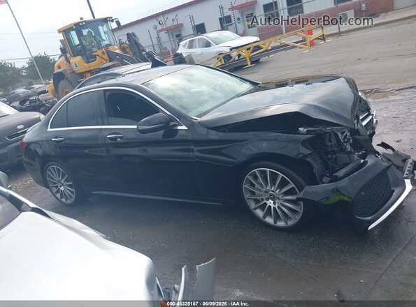 55SWF4JB0JU262411 2018 MERCEDES-BENZ C-CLASS Black Vista del cuadro de instrumentos