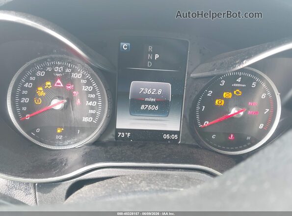 55SWF4JB0JU262411 2018 MERCEDES-BENZ C-CLASS Black Vista de los asientos traseros