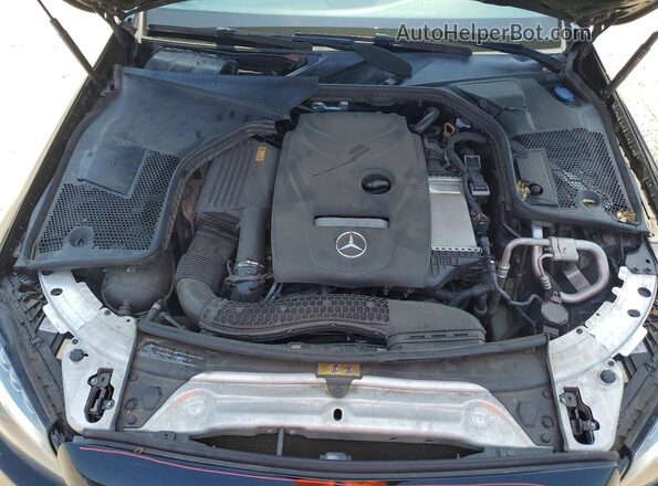 55SWF4JB0JU280830 2018 MERCEDES-BENZ C Black Вид задньої частини салону