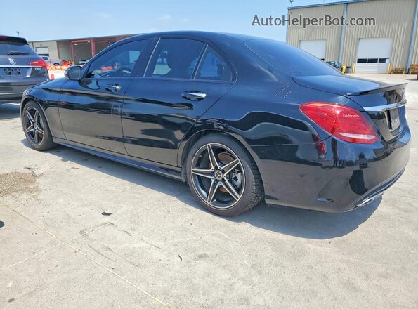 55SWF4JB0JU280830 2018 MERCEDES-BENZ C Black Задня ліва чверть