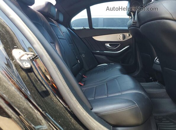 55SWF4JB0JU280830 2018 MERCEDES-BENZ C Black Вид задніх сидінь