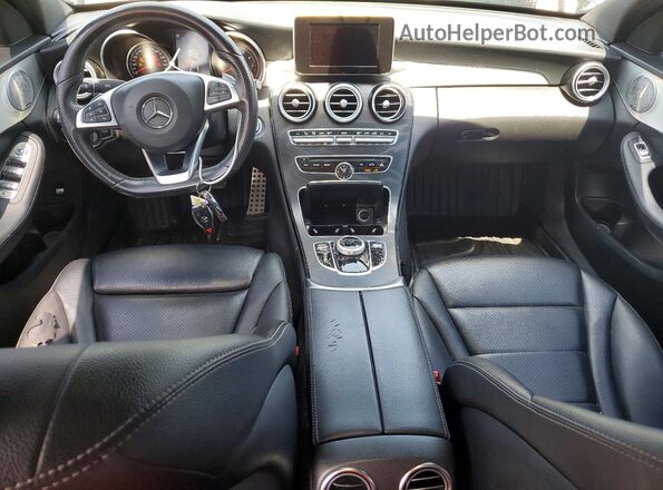 55SWF4JB0JU280830 2018 MERCEDES-BENZ C Black Вид панелі приладів