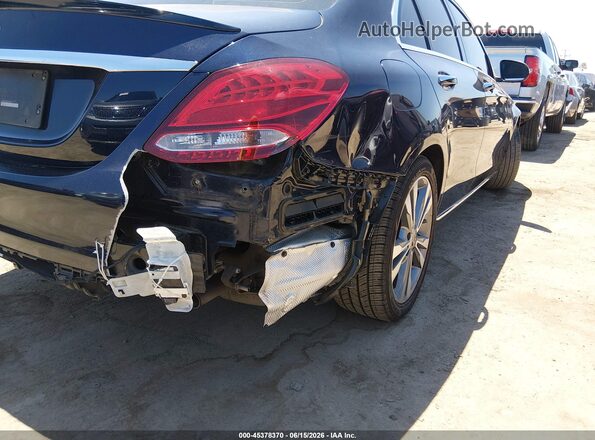 55SWF4JB0JU282254 2018 MERCEDES-BENZ C-CLASS Blue Vista frontal