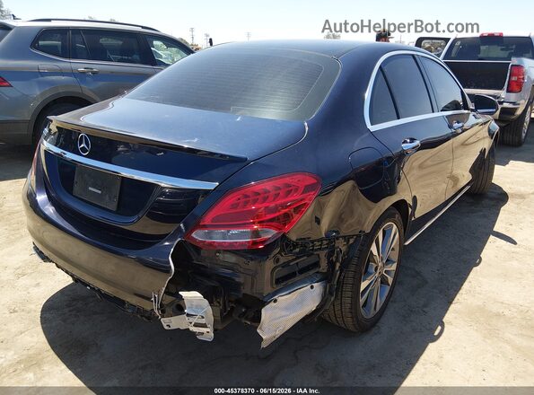 55SWF4JB0JU282254 2018 MERCEDES-BENZ C-CLASS Blue Trasero derecho