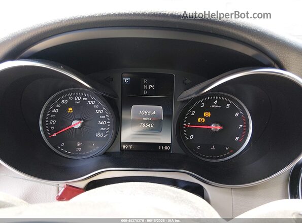 55SWF4JB0JU282254 2018 MERCEDES-BENZ C-CLASS Blue Vista de los asientos traseros