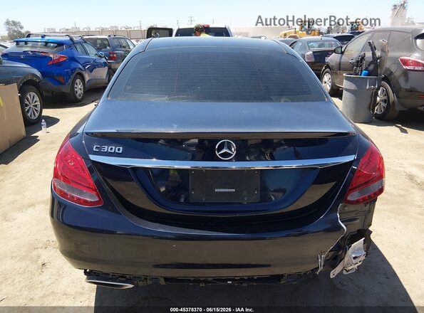 55SWF4JB0JU282254 2018 MERCEDES-BENZ C-CLASS Blue 