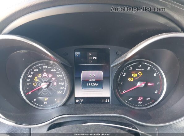 55SWF4JB1GU121873 2016 MERCEDES-BENZ C-CLASS Black Widok tylnych siedzeń